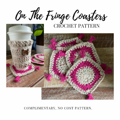 On The Fringe Coaster FREE Crochet Pattern