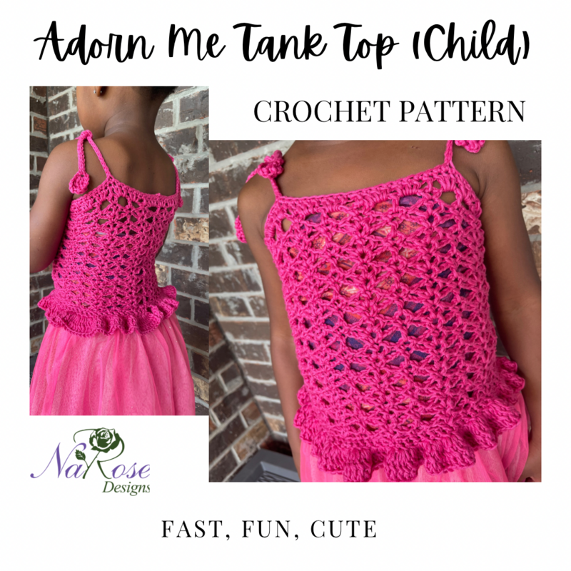 Adorn Me Tank Top (Child) Pattern 