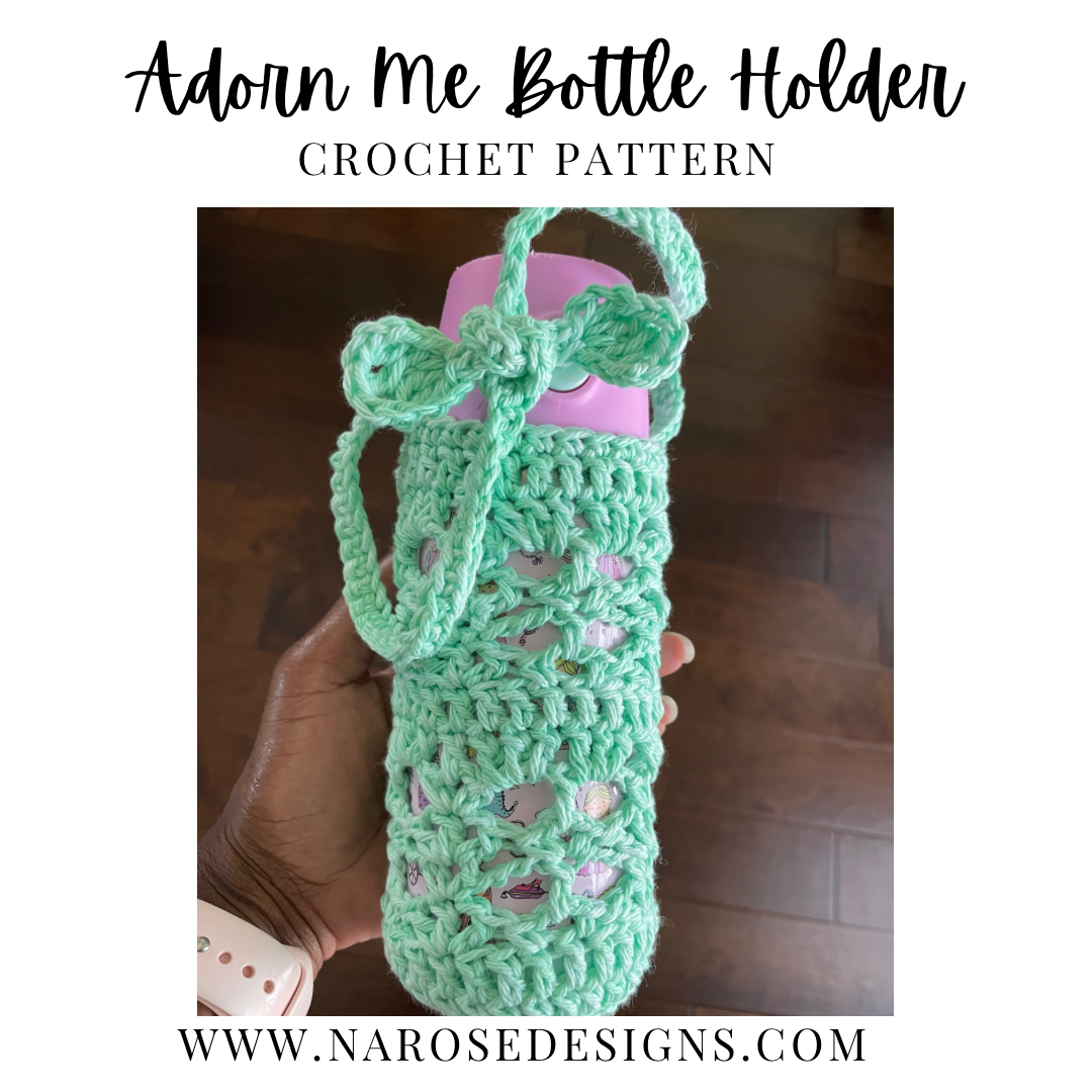 Adorn Me Bottle Holder Crochet Pattern