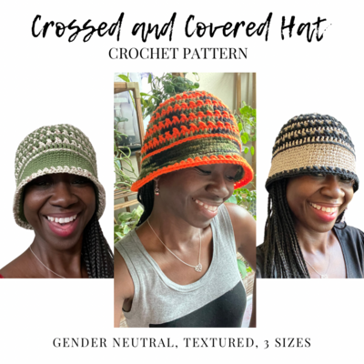 Crossed And Covered Hat Crochet Pattern