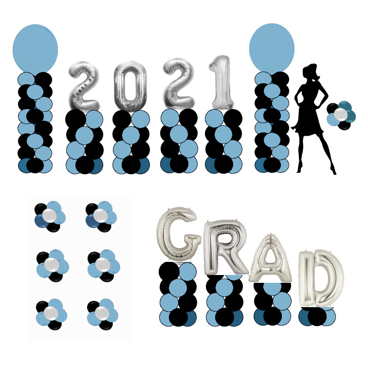Whole Yard Package, Graduation balloon decorations