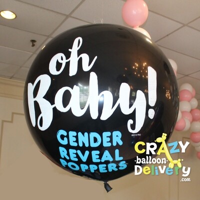 Gender Reveal Balloon Chandelier