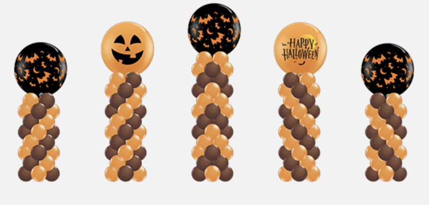 Halloween balloon columns (price per each)