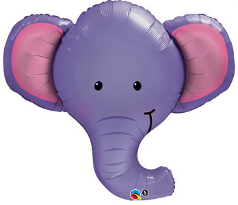 Big Elephant balloon 38 inches (colors may vary)
