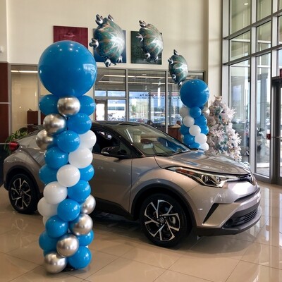 Monthly balloon subscription for car dealerships