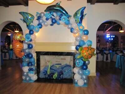 Arch on your party theme, long lasting air filled