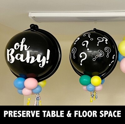 Click here for baby reveal chandeliers