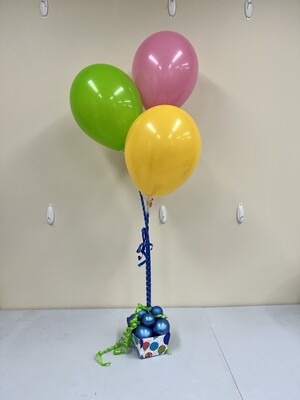 Long-laster latex balloon bouquet, helium free
