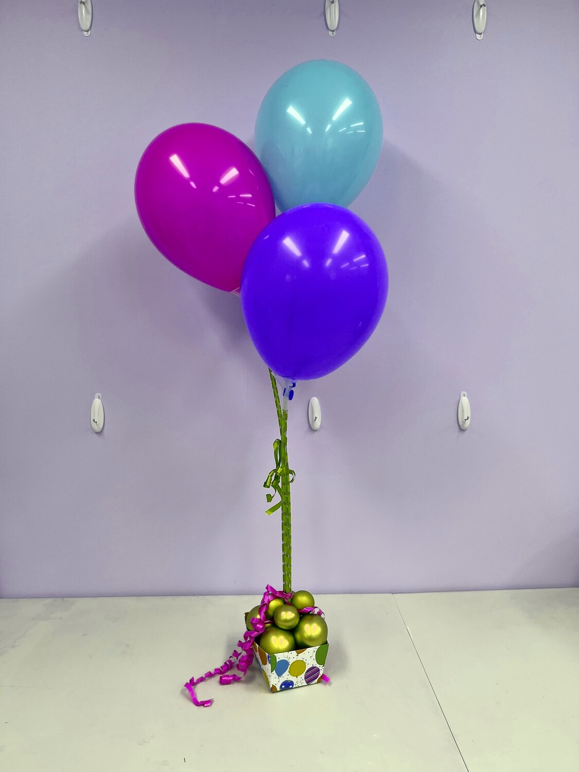 Long-laster latex balloon bouquet, helium free