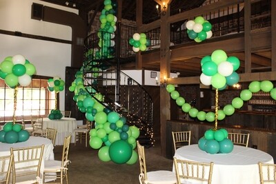 The Barn on Bridge Spiral Staircase Decoration Package