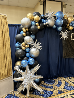Large-bubbled garland for large venues, 8 foot chunks, larger bubbles