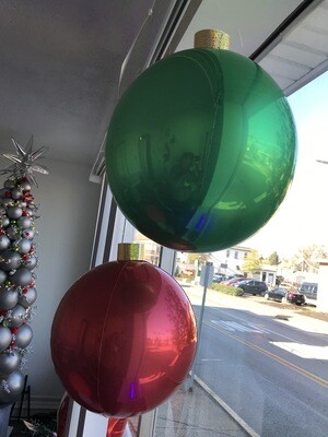 Giant Christmas Tree ball decoration