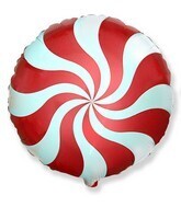 peppermint swirl balloon decoration