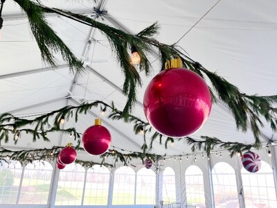 Giant Christmas Tree ball decoration