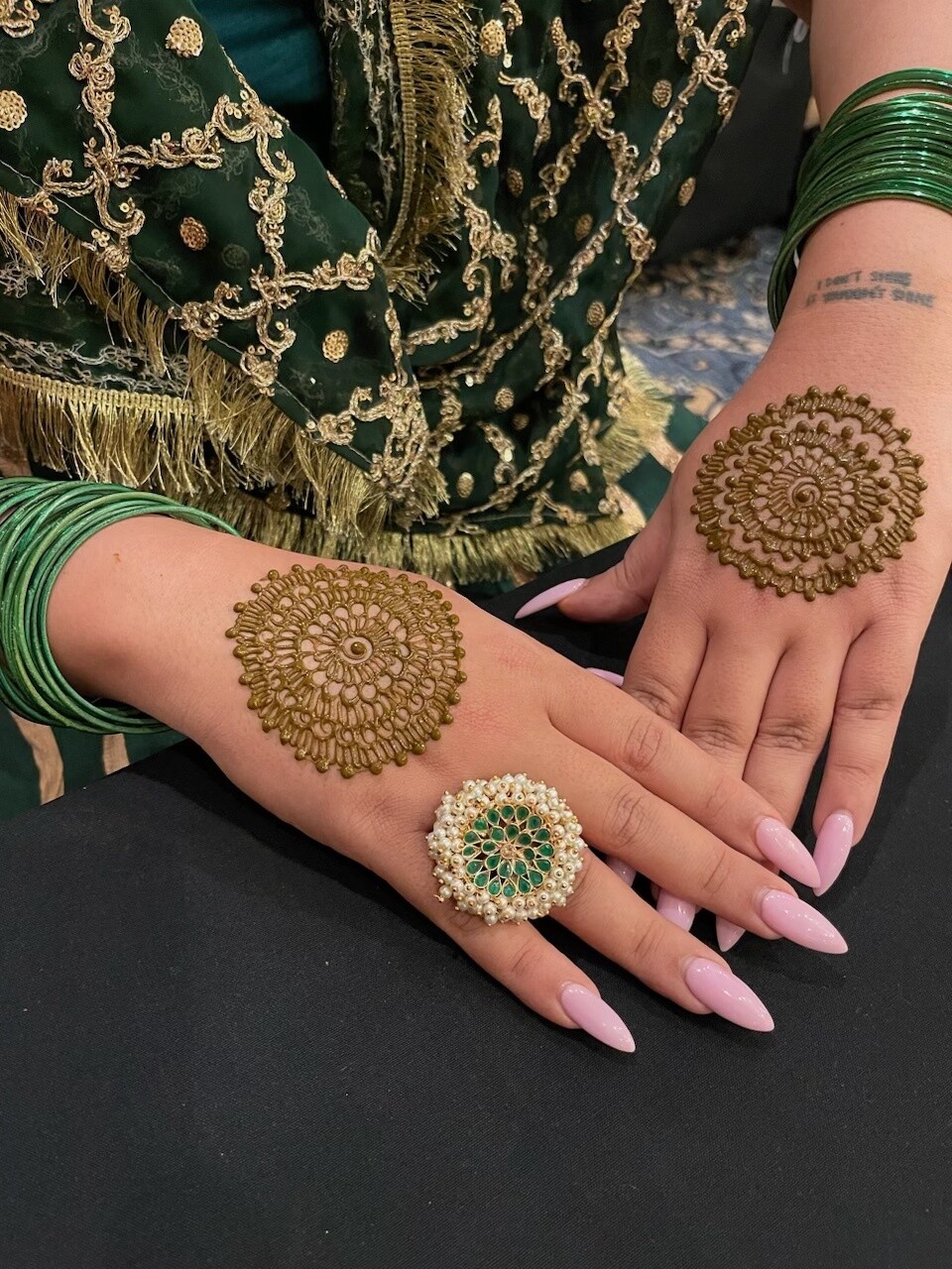 Add a henna artist to your existing order