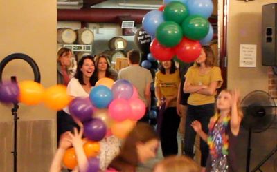 FREE, 7 dance floor toy balloon decorations delivered with any bouquet or decor order