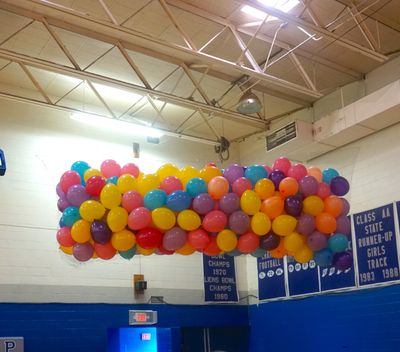 Balloon drop (indoors) Balloon drop (indoors)