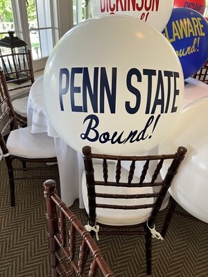 Giant Customized College Bound Balloon (indoors)
