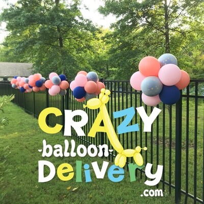 Balloon pompom tie-on cluster (price per each)