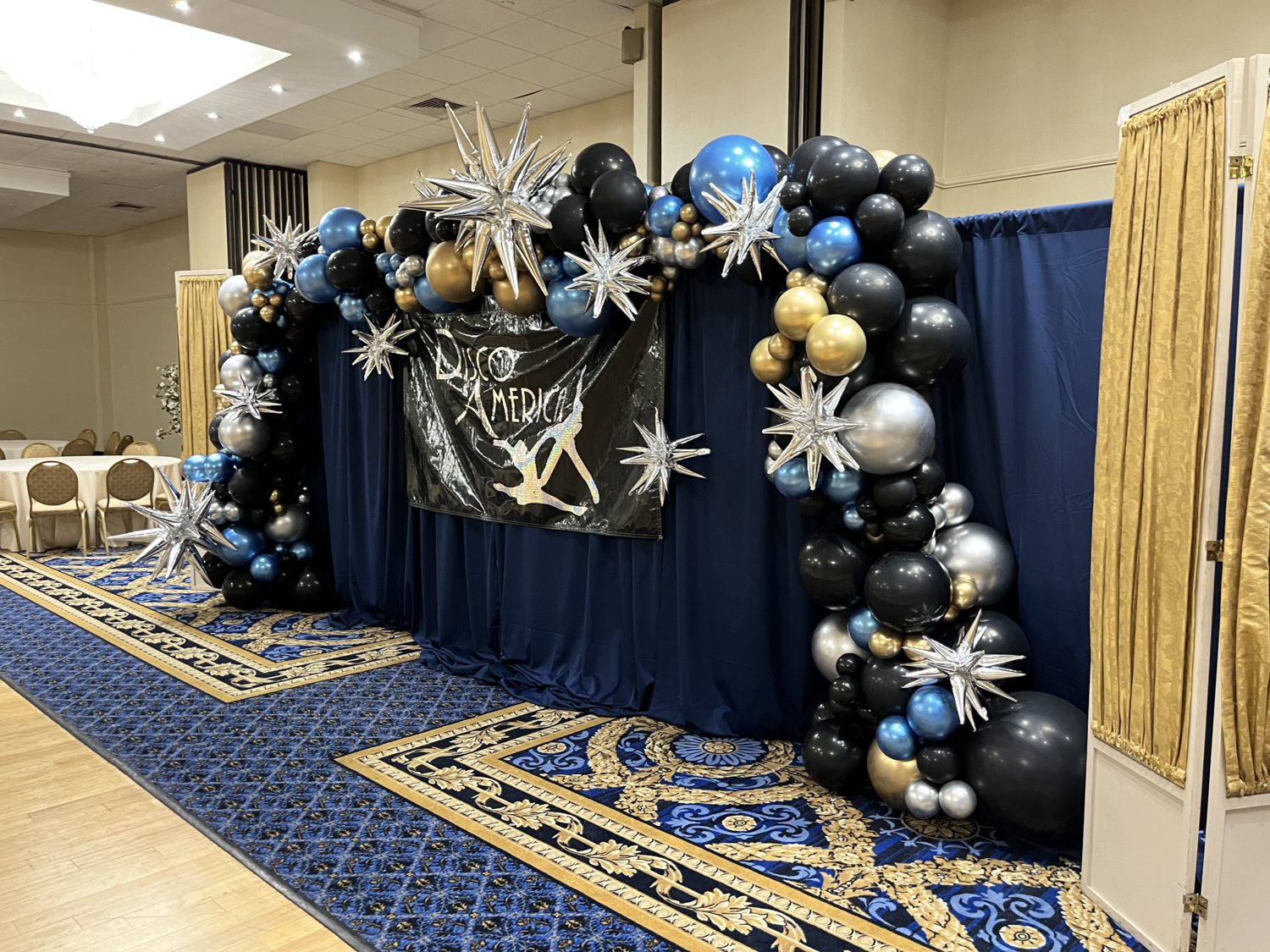 Triple width Custom Glitzy Organic Balloon Arch Delivery &amp; Setup for Events Near You