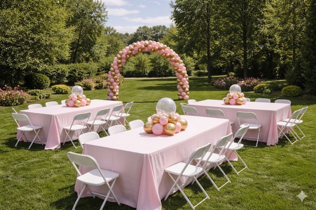 Table and Chair Rentals (Price is per set, including table, table cloth and chairs)