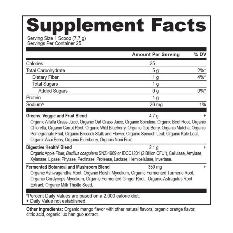 Ancient Nutrition, Super Greens