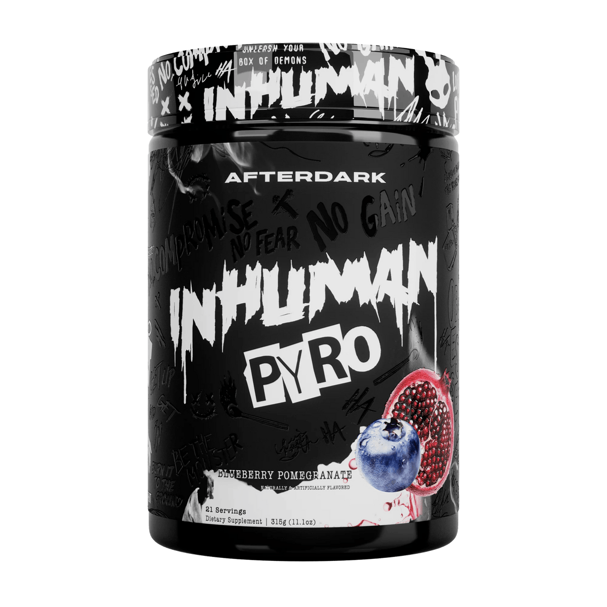 Afterdark, INHUMAN PYRO, Pre-Workout