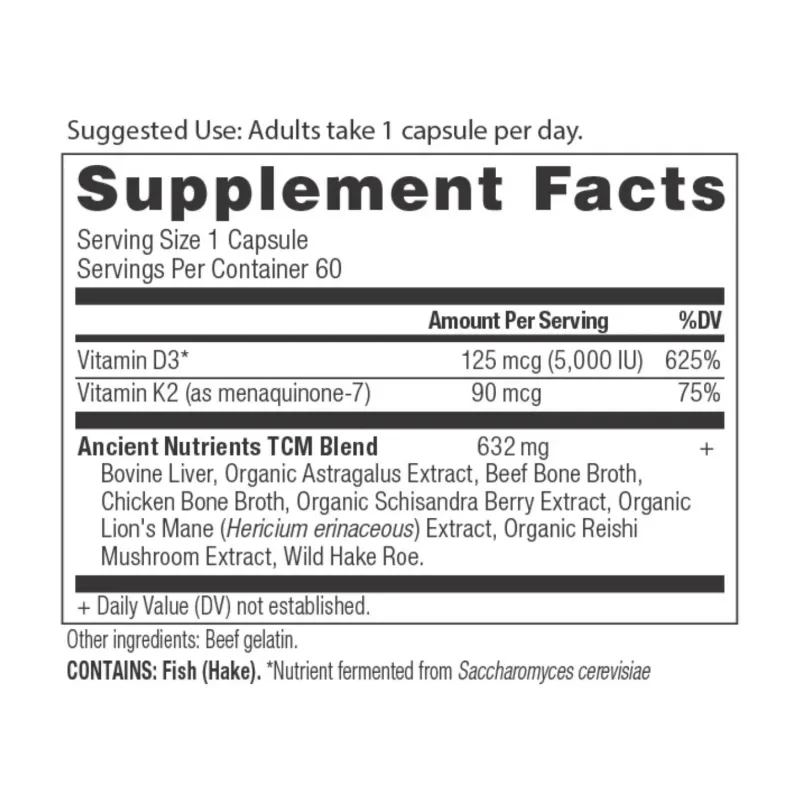 Ancient Nutrition, Vitamin D