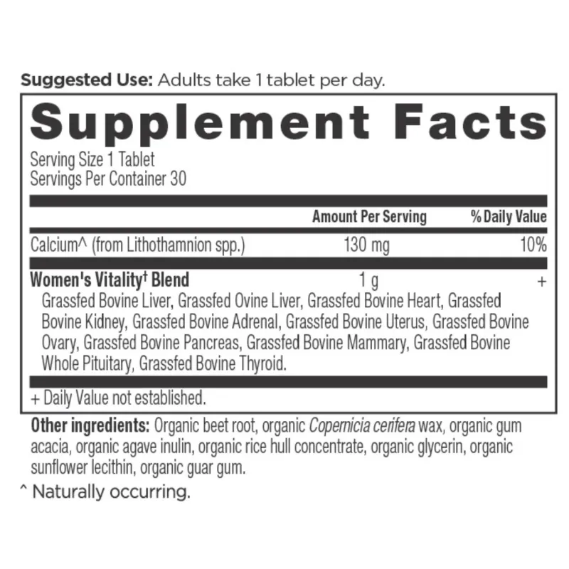 Ancient Nutrition, Women's Vitality 180ct.