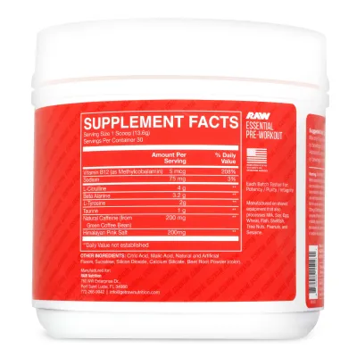 CBUM Essential Pre Workout