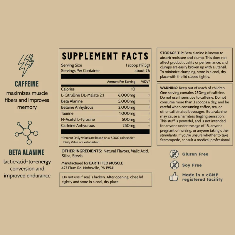 Earth fed Muscle Stampede, Lemonade
