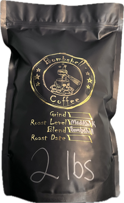 Bombshell Med-Dark Roast Blend (2 Lb)