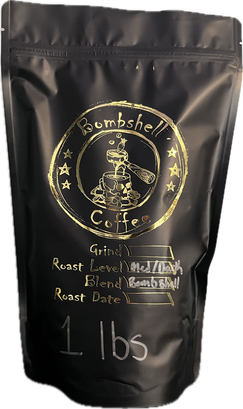 Bombshell Med-Dark Roast Blend (1 lb)