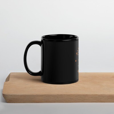 All Hunger, No Thirst - Black Glossy Mug