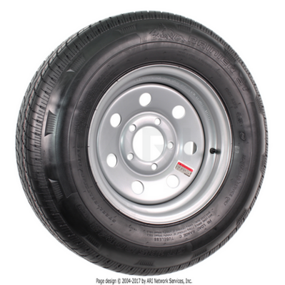 Spare Tire ST185/80R13C Painted Silver
