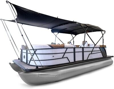Sunblockr Pontoon Boat Bimini Shade System