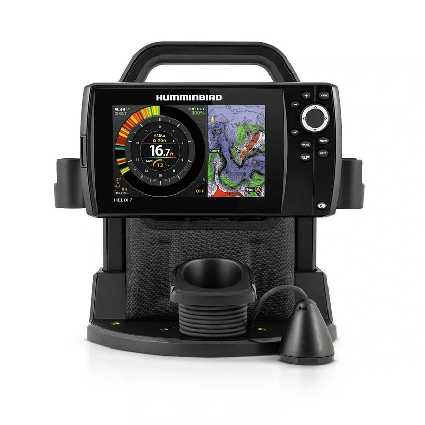 Humminbird Helix 7  Chirp GPS G4 Ice Fishing Kit w/ Fish Finder