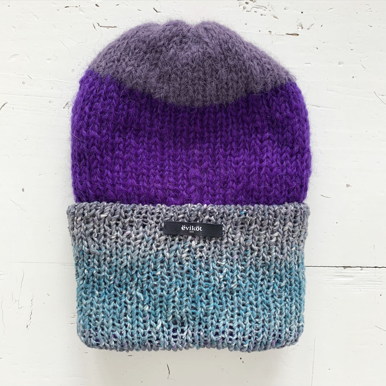 Purple and Blue Hat