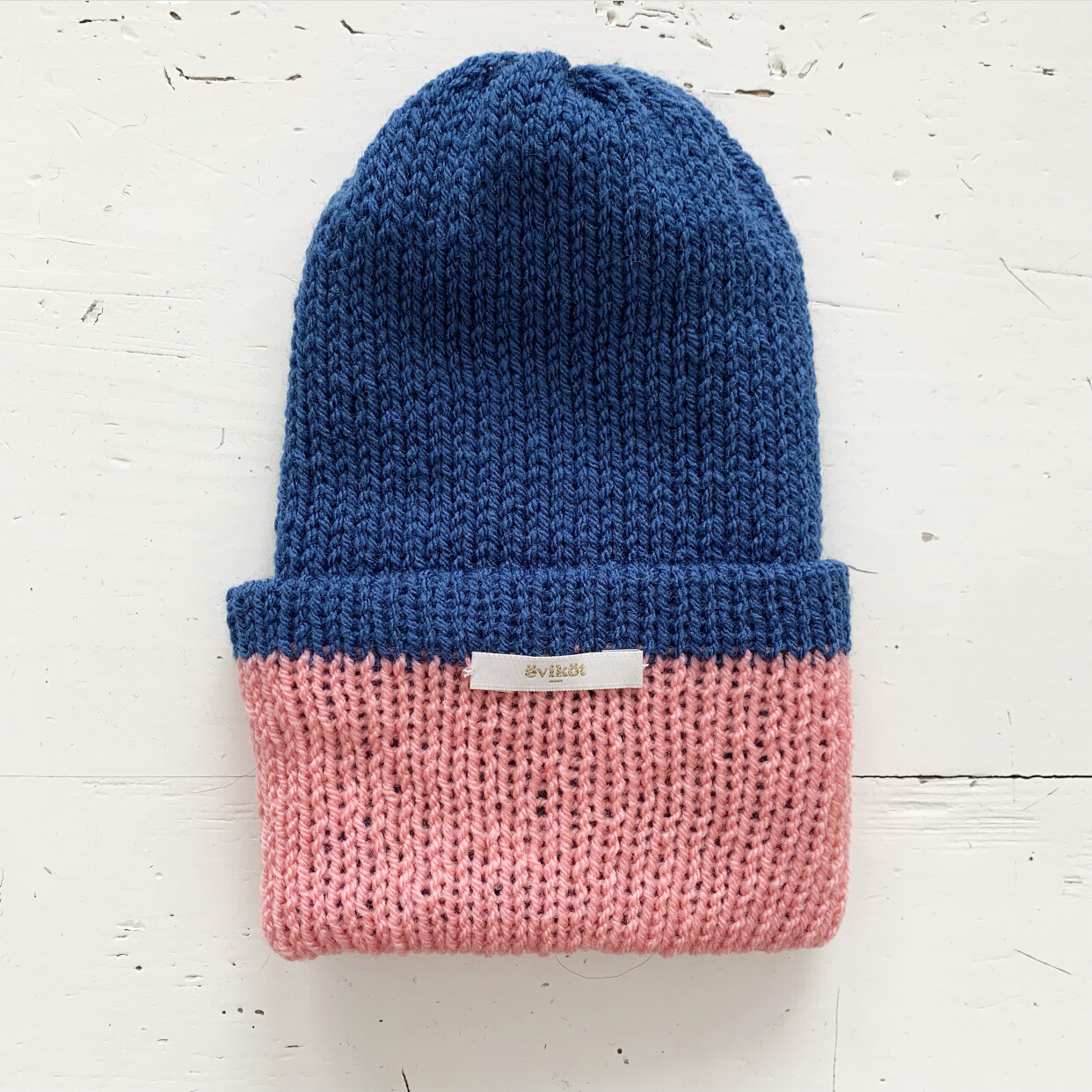 Blue and Pink Hat