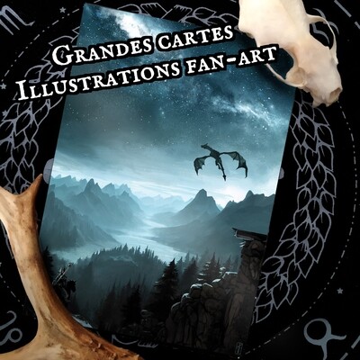 Grandes cartes (A5) - Illustrations fan-art