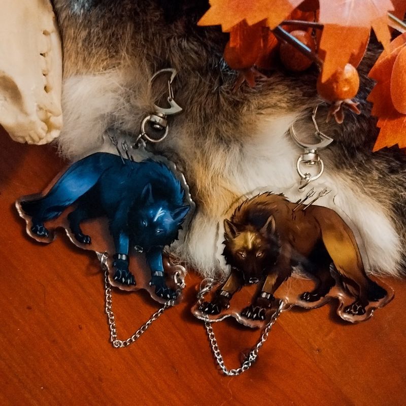 Porte-clef Fenrir- Réversible