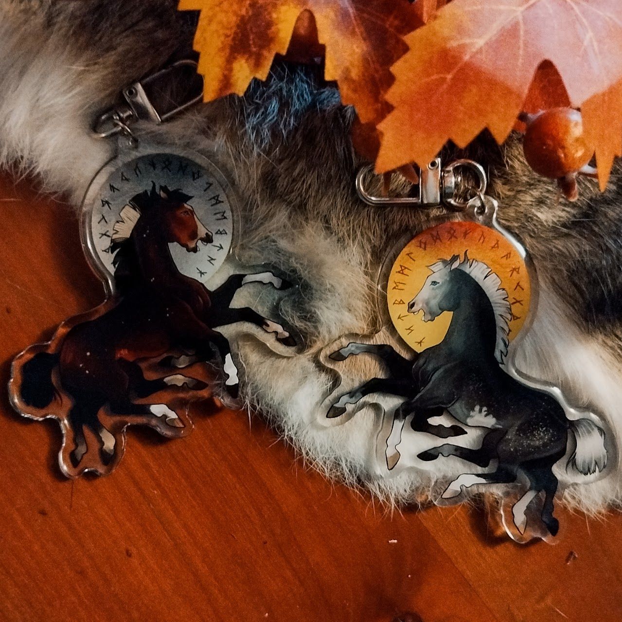 Porte-clef Sleipnir- Réversible