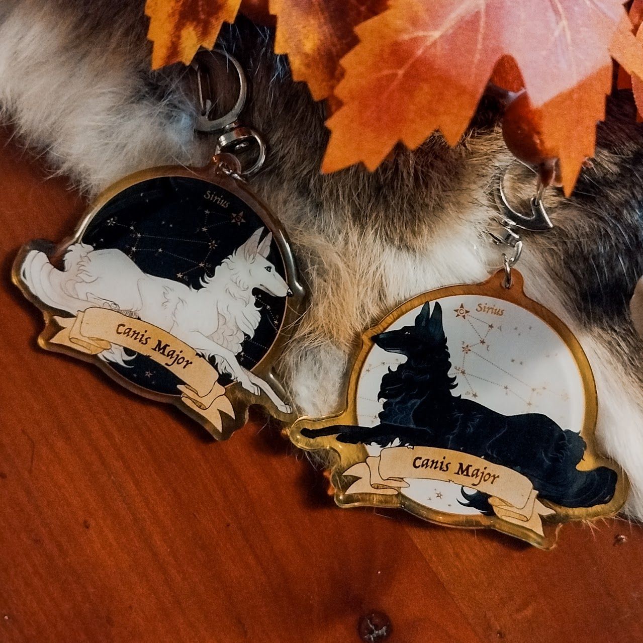 Porte-clef Canis Major- Réversible