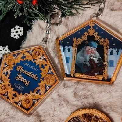 Porte-clé chocogrenouille - Dumbledore