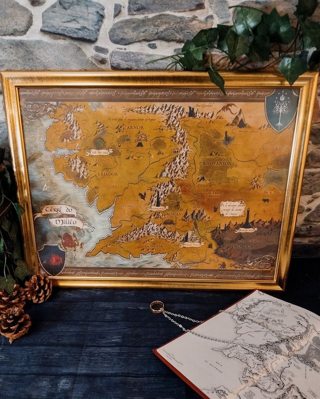 Poster - Carte de la Terre du Milieu