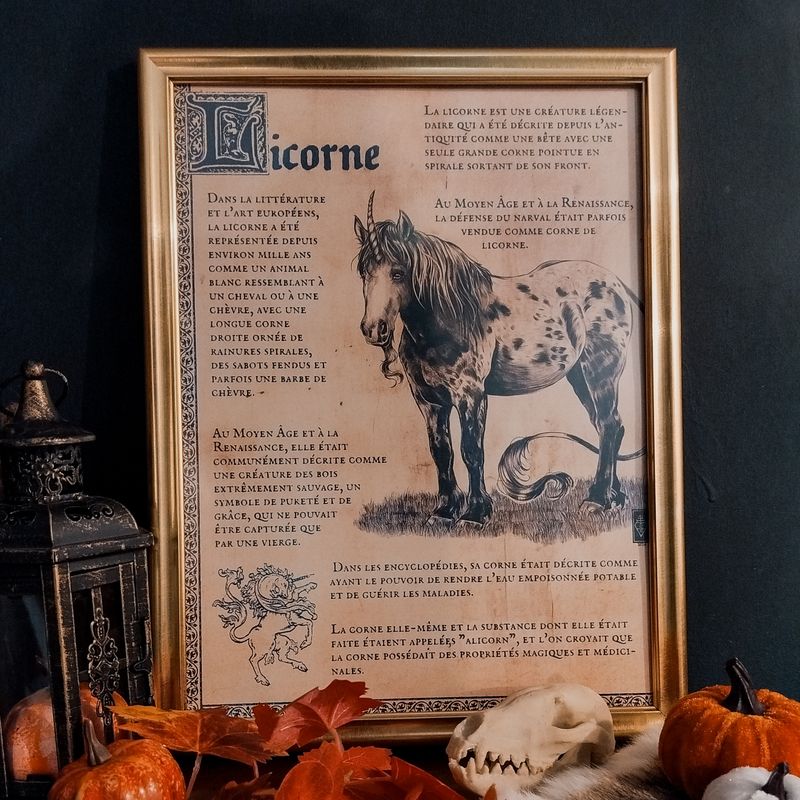 Poster - Licorne