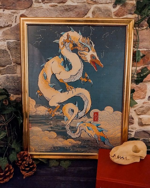 Poster - Dragon blanc TOTK
