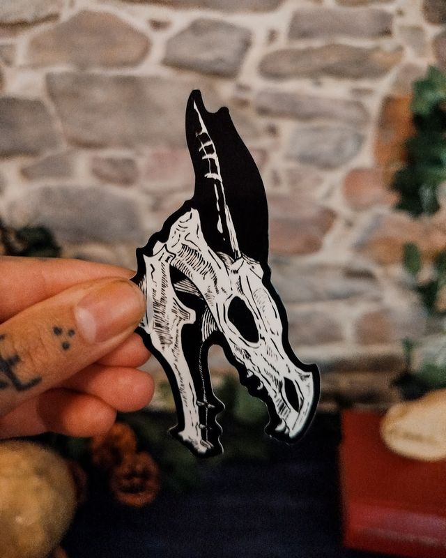 Sticker &quot;Crâne de dragon&quot;