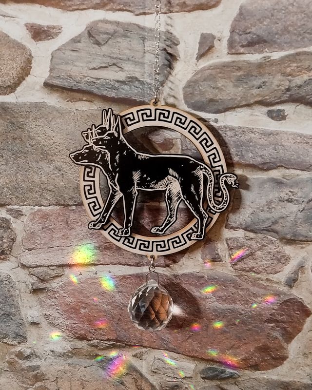 Pièce unique - Suncatcher Cerbère