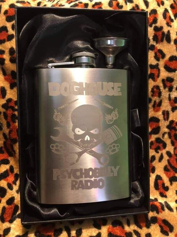 Doghouse Hip Flask